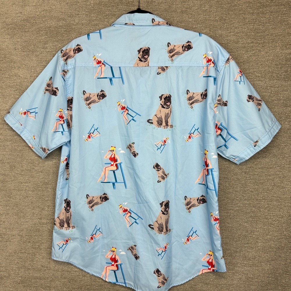 The Roosevelts RSVLTS 90s Sandlot Shirt Wendy Peffercorn Lifeguard Dog Large NWT - Picture 3 of 11